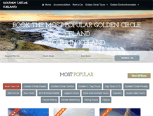 Tablet Screenshot of goldencircleiceland.com